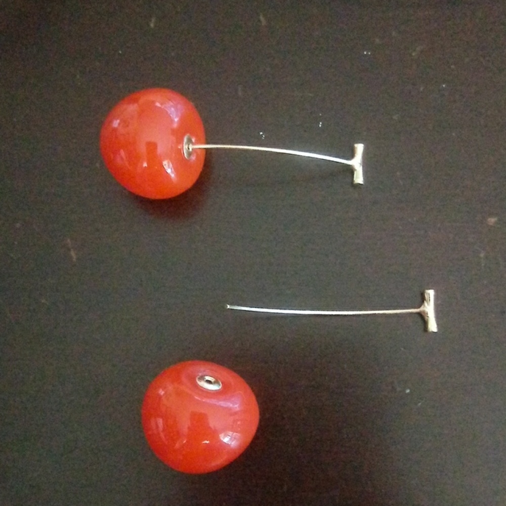 Maraschino Cherry Earrings🍒💜
